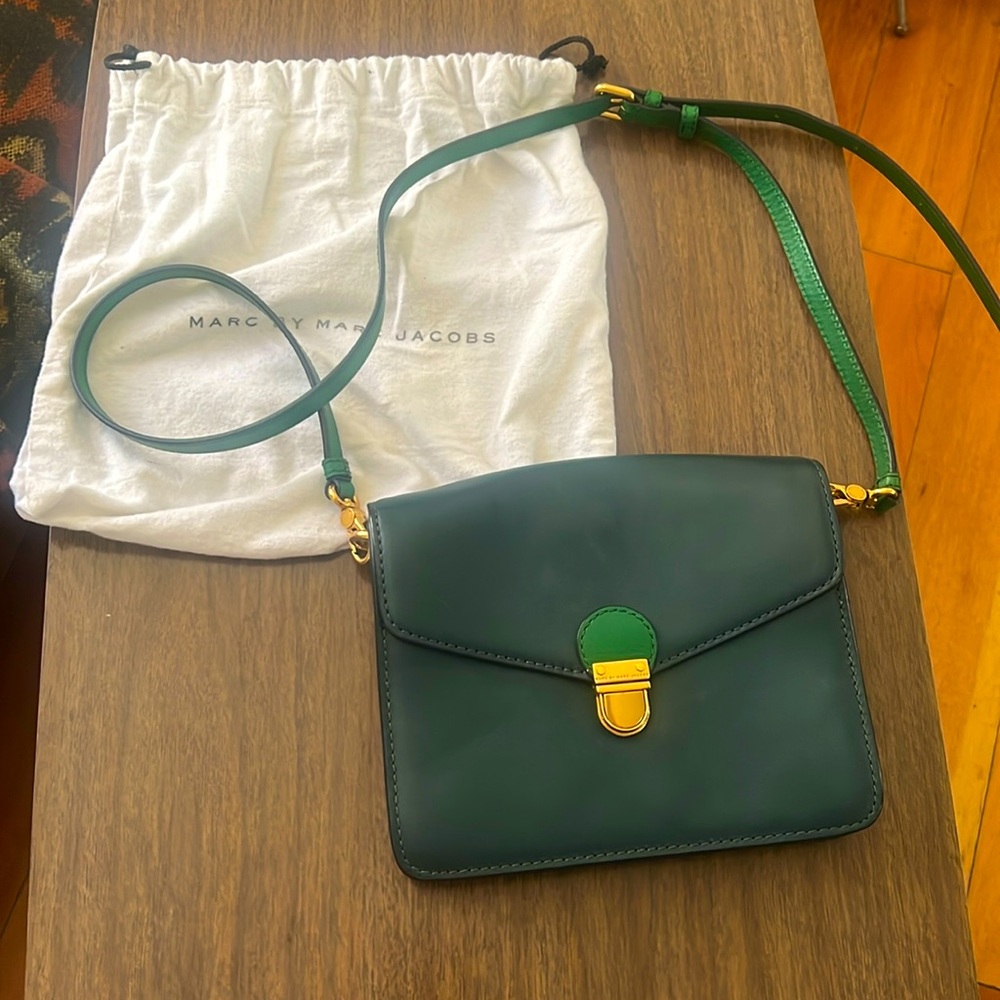 Marc by Marc Jacobs green cross-body bag